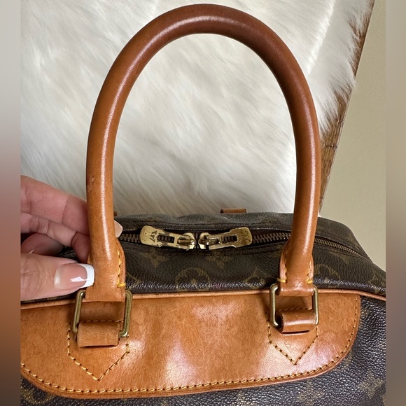 Louis Vuitton Brown Monogram Satchel - Picture 10 of 16